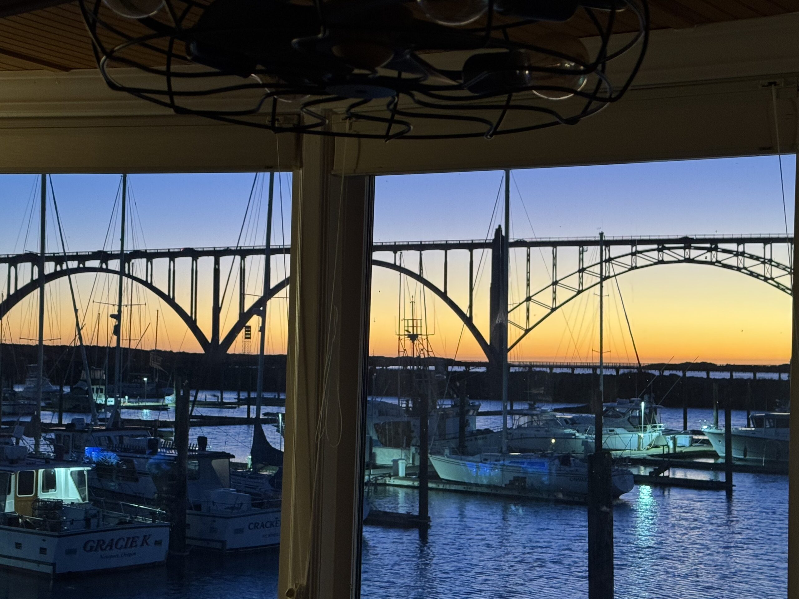 Sunset from the belle
